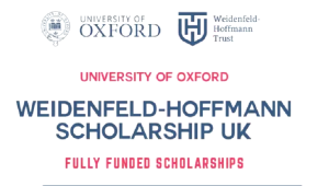 Weidenfeld Hoffmann Scholarships