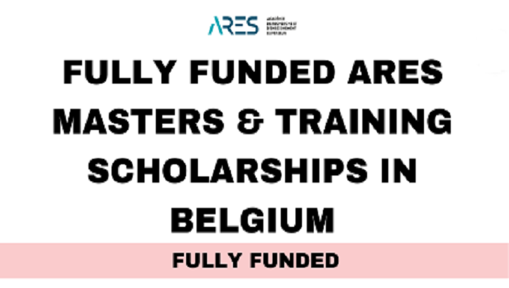 ARES Masters and Training Scholarships in Belgium 2024–25